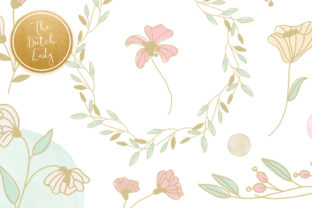 Download Spring Flower Clipart Set in Pastels - Flower clipart Collection