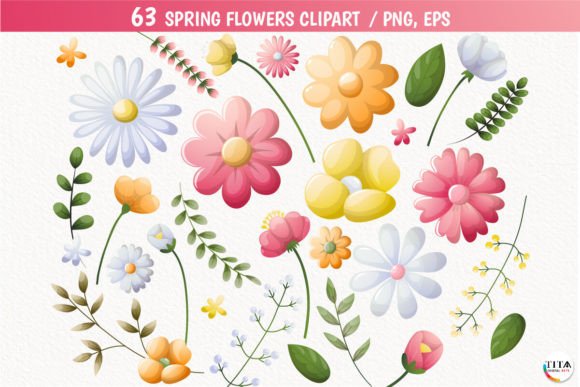 Download Spring Flower Clipart and EPS - Flower clipart Collection