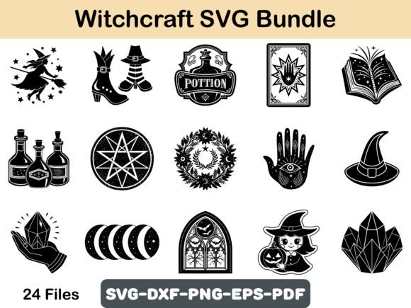 Download Witchcraft SVG Bundle, Witchy SVG - Premium Resources